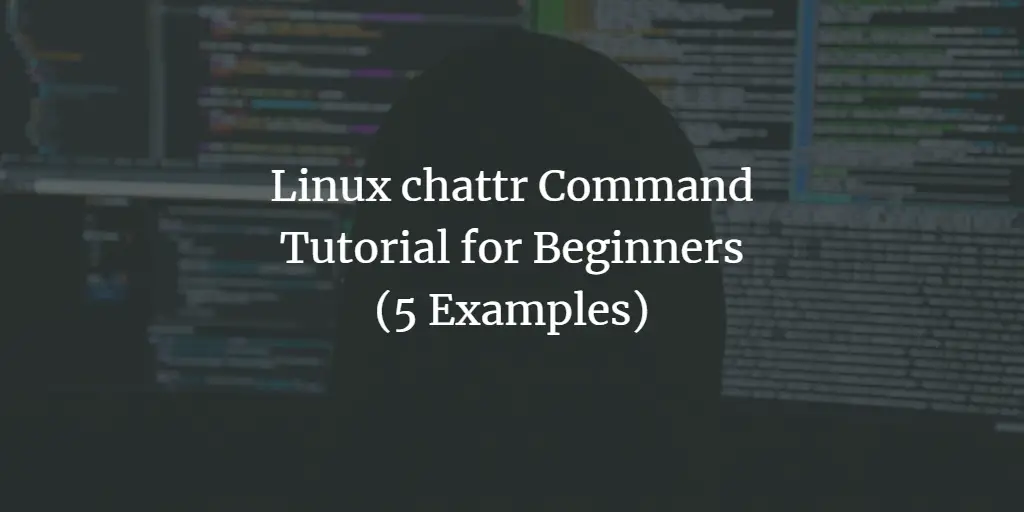 Linux chattr Command Tutorial for Beginners (5 Examples)