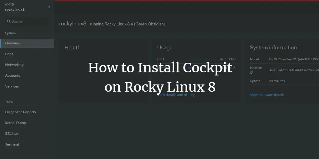 How to Install Cockpit on Rocky Linux 8