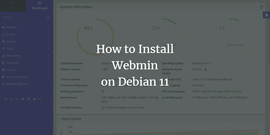 How to Install Webmin on Debian 11