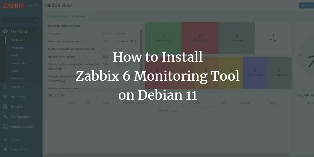 How to install Zabbix 6 Monitoring Software on Debian 11