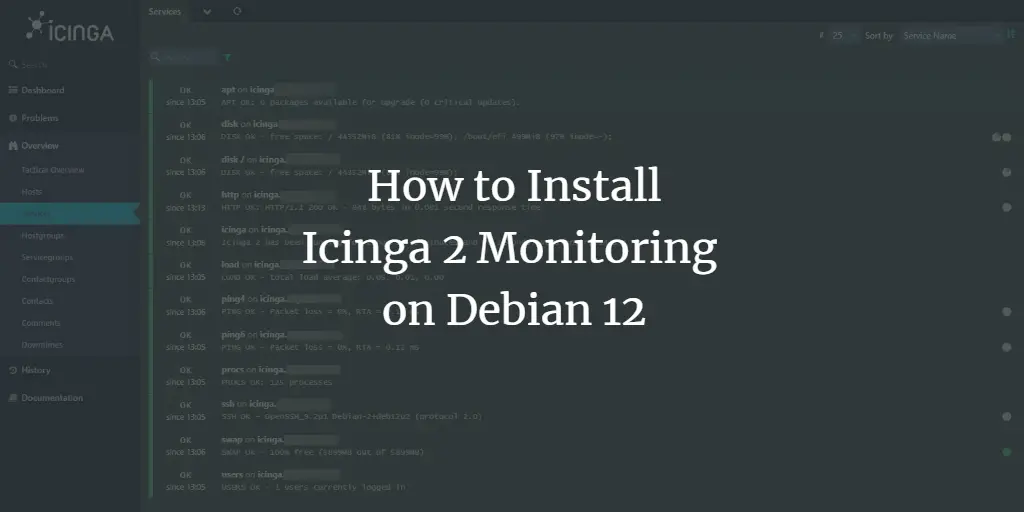 How to Install Icinga 2 Monitoring Software on Debian 12