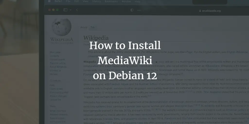 How to Install MediaWiki on Debian 12
