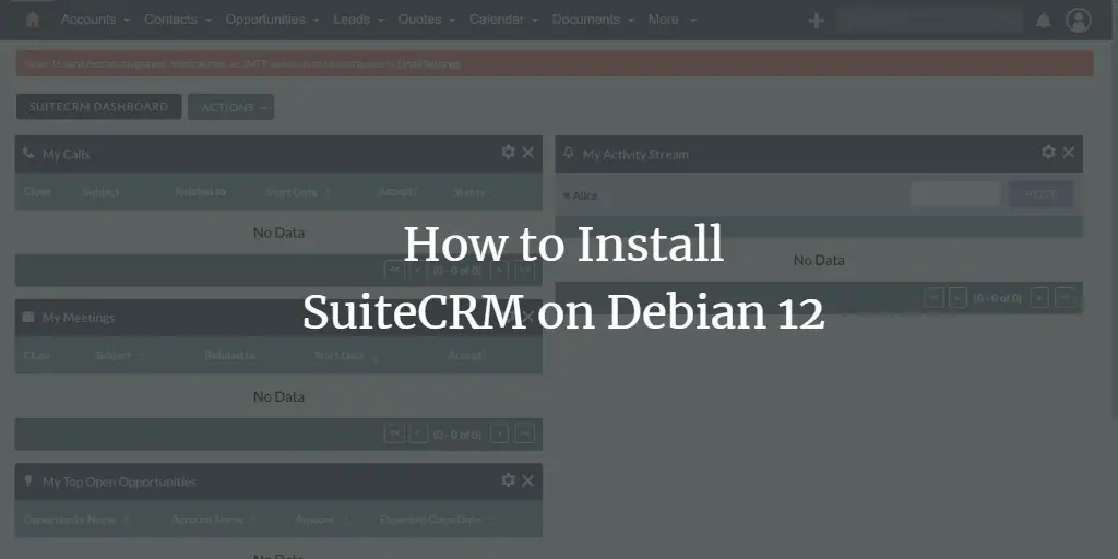 How to Install SuiteCRM on Debian 12