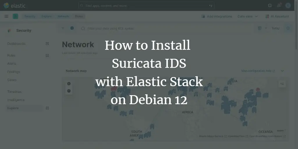 How to Install and Configure Suricata IDS alongside Elastic Stack on Debian 12