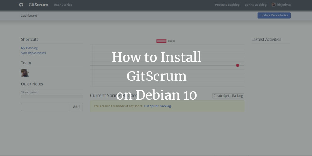 How to Install GitScrum on Debian 10