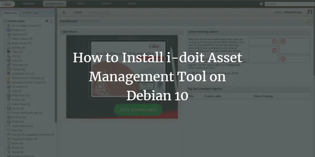 How to Install i-doit Asset Management Tool on Debian 10