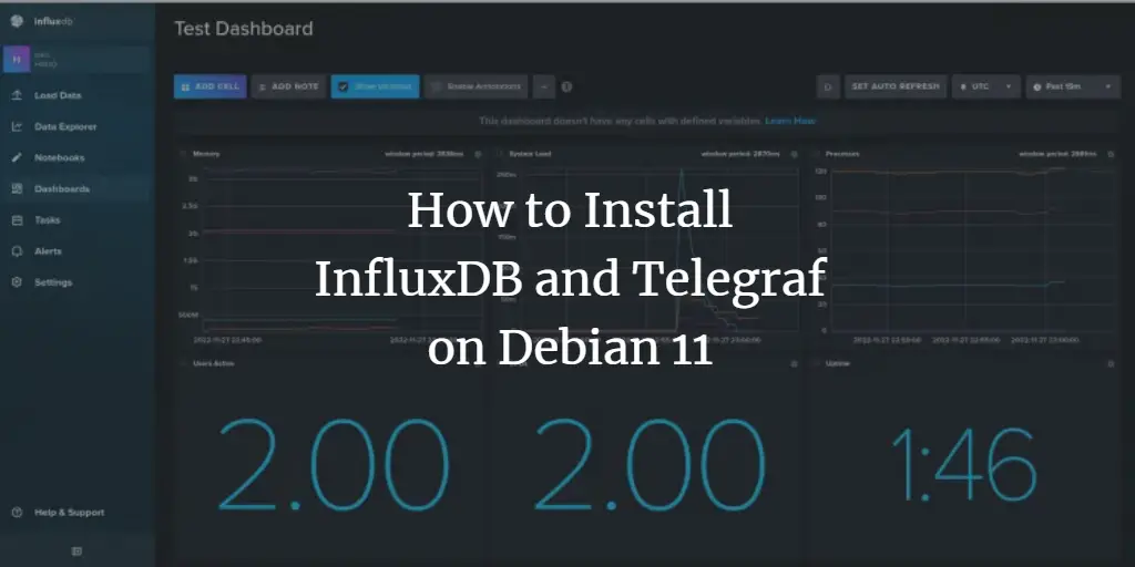 How to Install InfluxDB and Telegraf on Debian 11