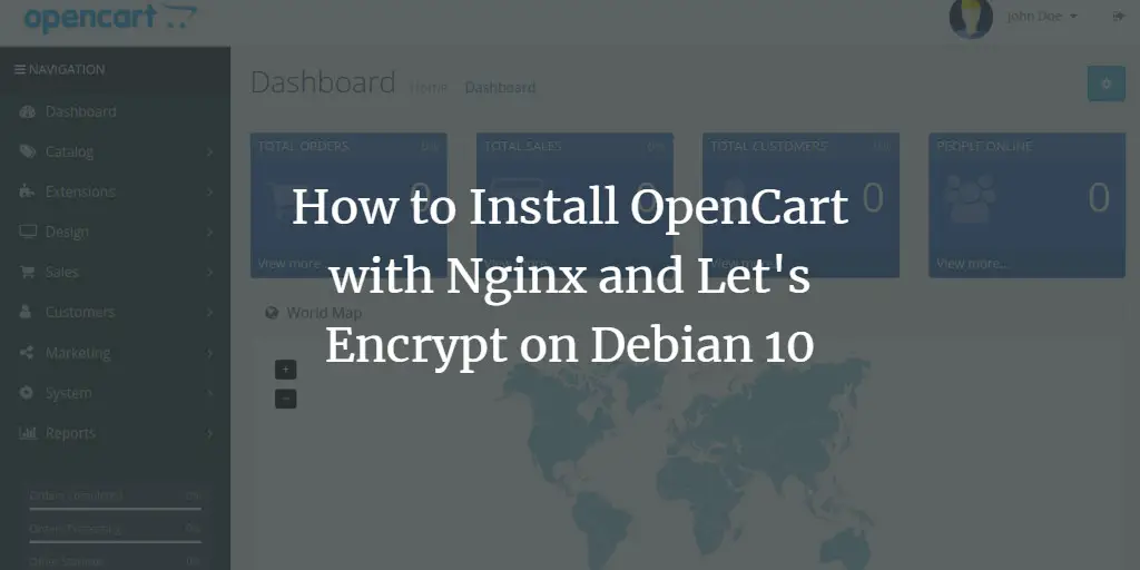How to Install OpenCart with Nginx and Let's Encrypt on Debian 10