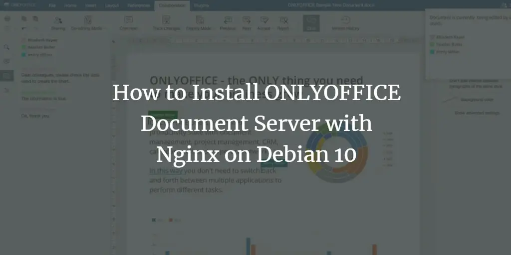 How to Install ONLYOFFICE Document Server with Nginx on Debian 10