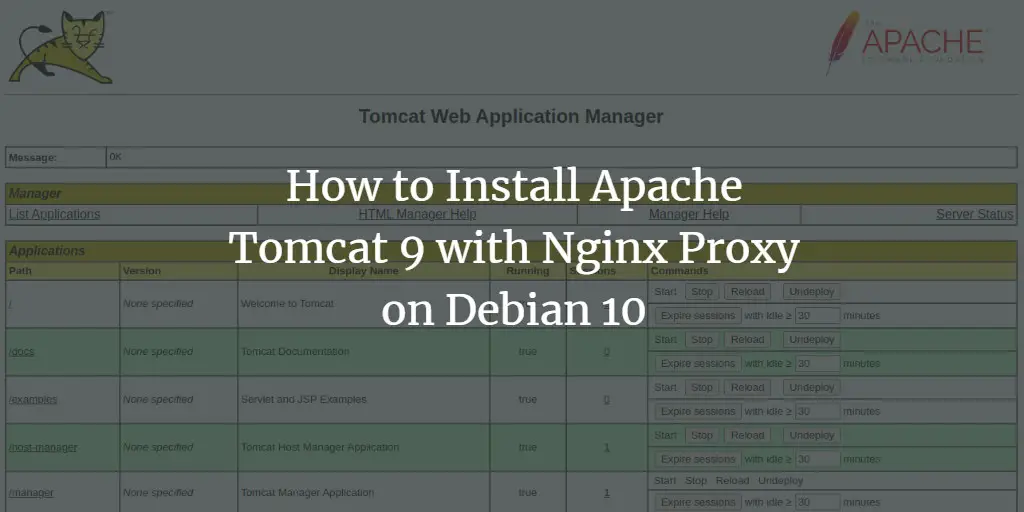 How to Install Apache Tomcat 9 with Nginx Proxy on Debian 10