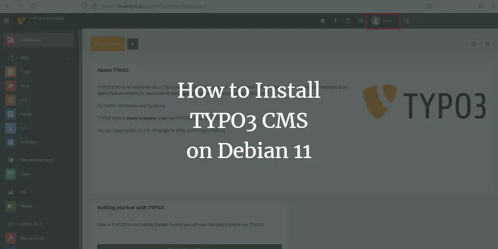 How to Install TYPO3 CMS on Debian 11