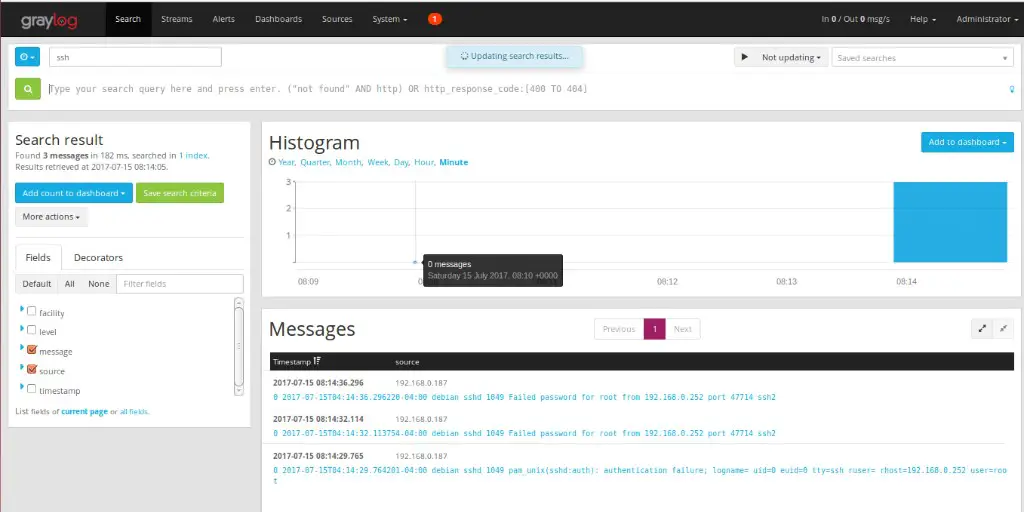 How to Monitor Log Files with Graylog2 on Debian 9