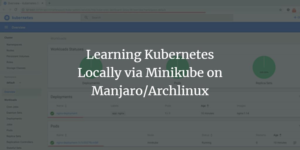Learning Kubernetes Locally via Minikube on Manjaro/Archlinux