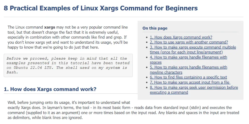 8 Practical Examples of Linux Xargs Command for Beginners