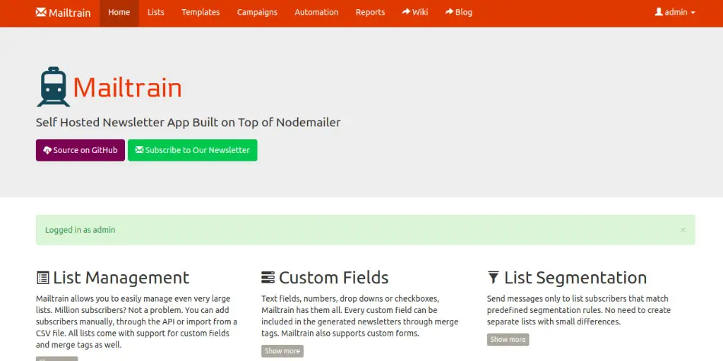 How to Install Mailtrain Newsletter Software on Ubuntu 18.04
