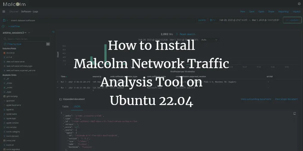 How to Install Malcolm Network Traffic Analysis Tool on Ubuntu 22.04