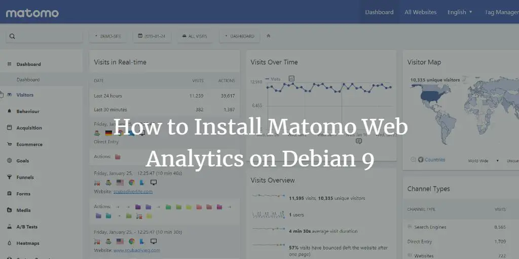 How to Install Matomo Web Analytics on Debian 9