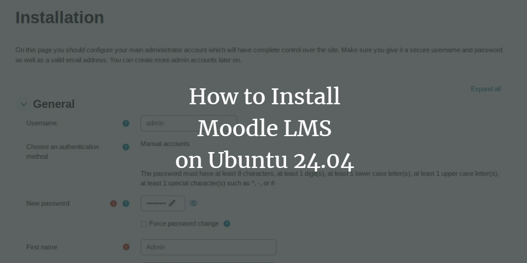 How to Install Moodle LMS on Ubuntu 24.04 Server