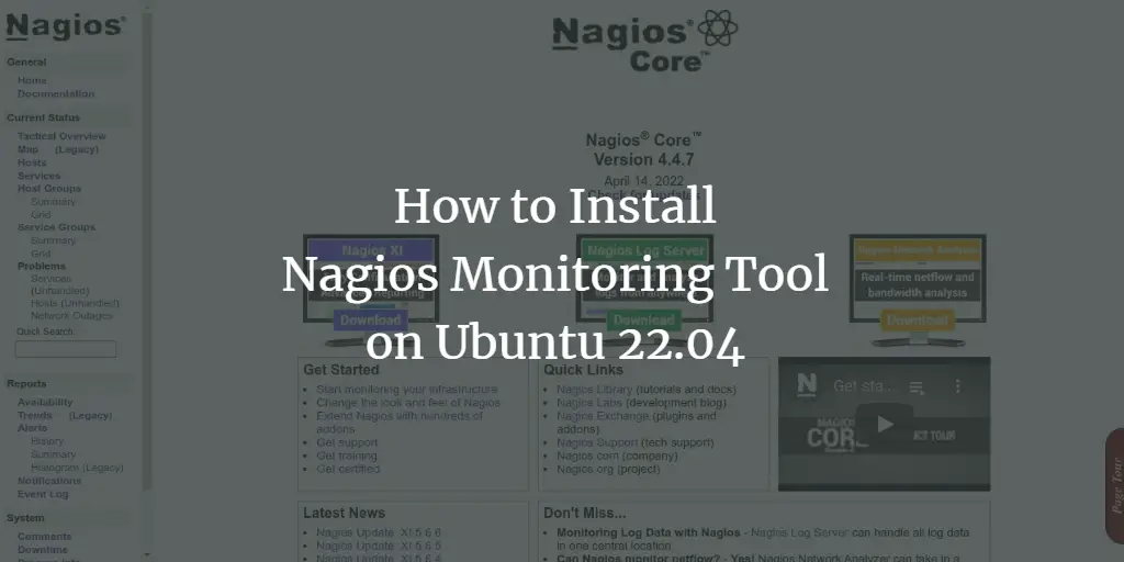 How to Install Nagios Monitoring Tool on Ubuntu 22.04