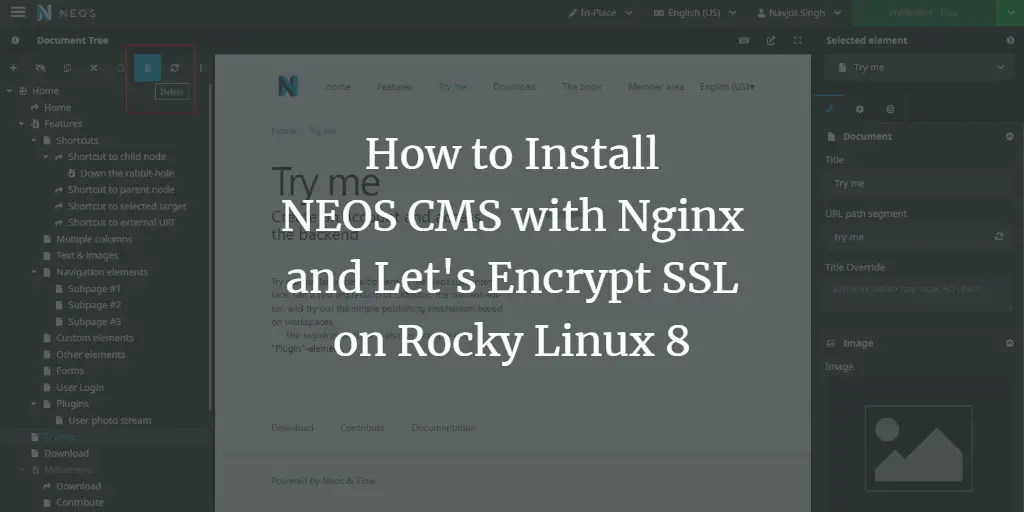 How to Install NEOS CMS with Nginx and Let's Encrypt SSL on Rocky Linux 8