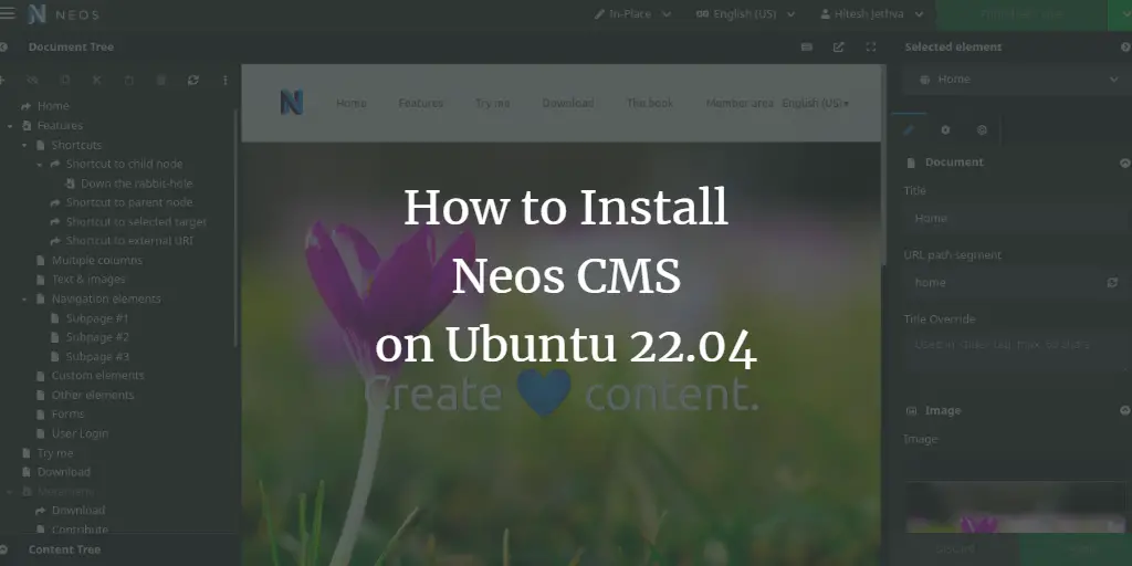 How to Install Neos CMS on Ubuntu 22.04
