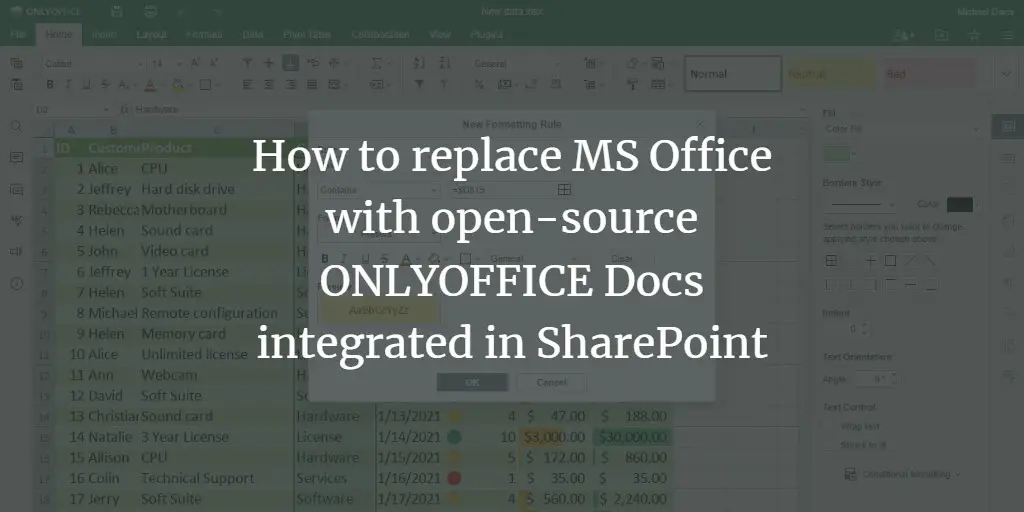 How to replace MS Office with open-source ONLYOFFICE Docs integrated in SharePoint