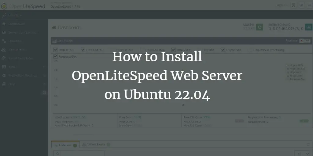 How to Install OpenLiteSpeed Web Server on Ubuntu 22.04