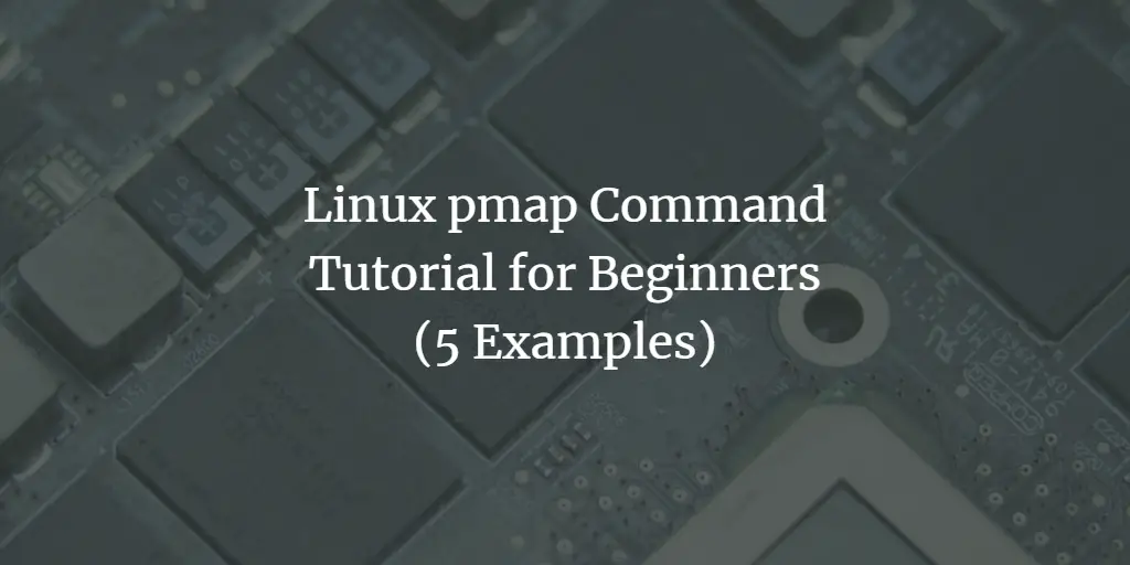Linux pmap Command Tutorial for Beginners (5 Examples)