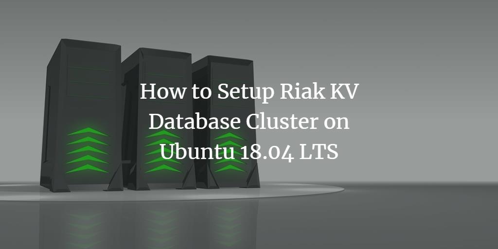 How to Setup Riak KV Database Cluster on Ubuntu 18.04