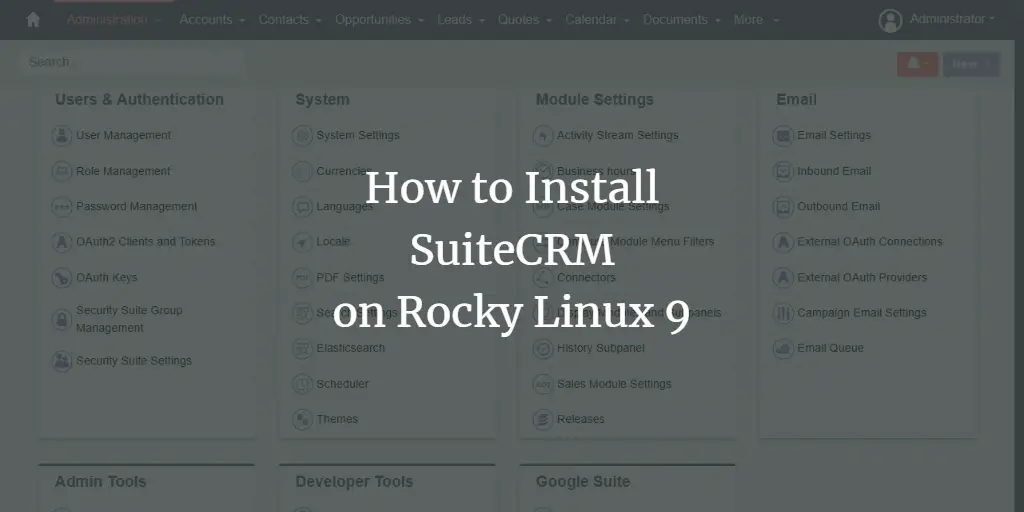 How to Install SuiteCRM on Rocky Linux 9