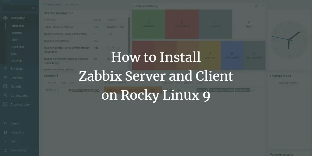 How to Install and Configure Zabbix Server and Client on Rocky Linux 9