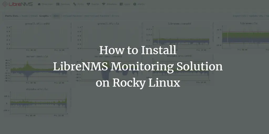 How to Install LibreNMS Monitoring Solution on Rocky Linux