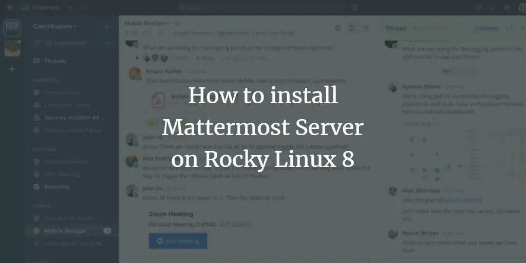 How to install Mattermost Server on Rocky Linux 8
