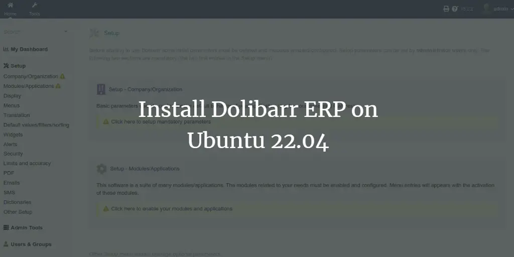 Install Dolibarr ERP on Ubuntu 22.04