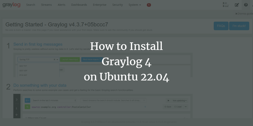 How to Install Graylog 4 on Ubuntu 22.04