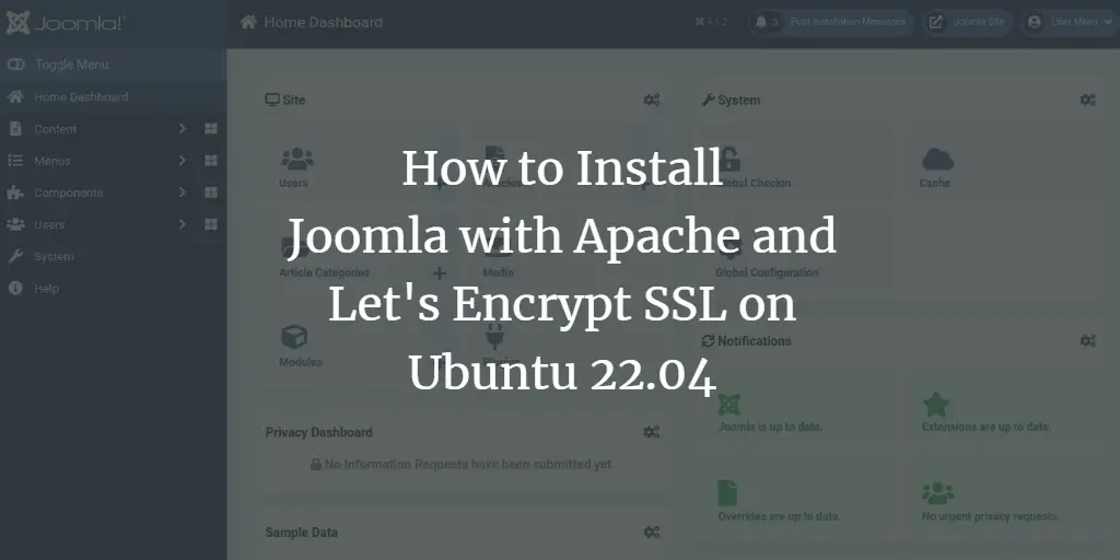 How to Install Joomla with Apache and Let's Encrypt SSL on Ubuntu 22.04