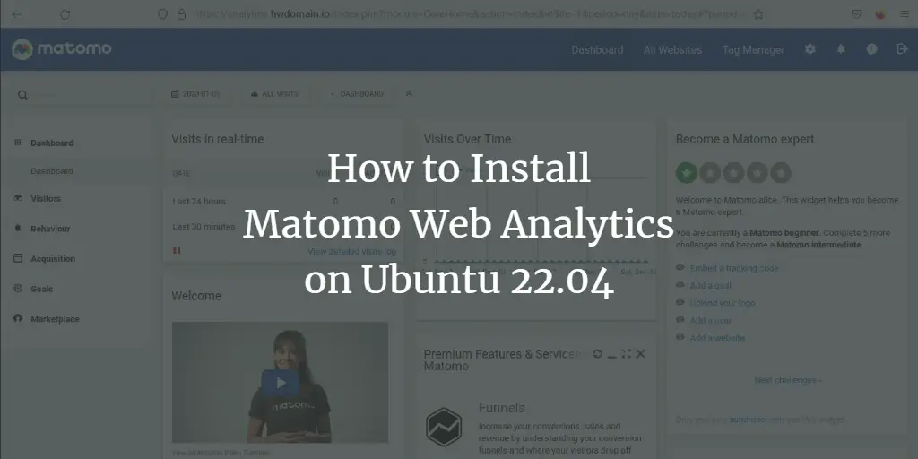 How to Install Matomo Web Analytics on Ubuntu 22.04