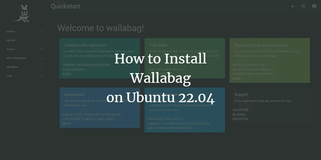 How to Install Wallabag on Ubuntu 22.04