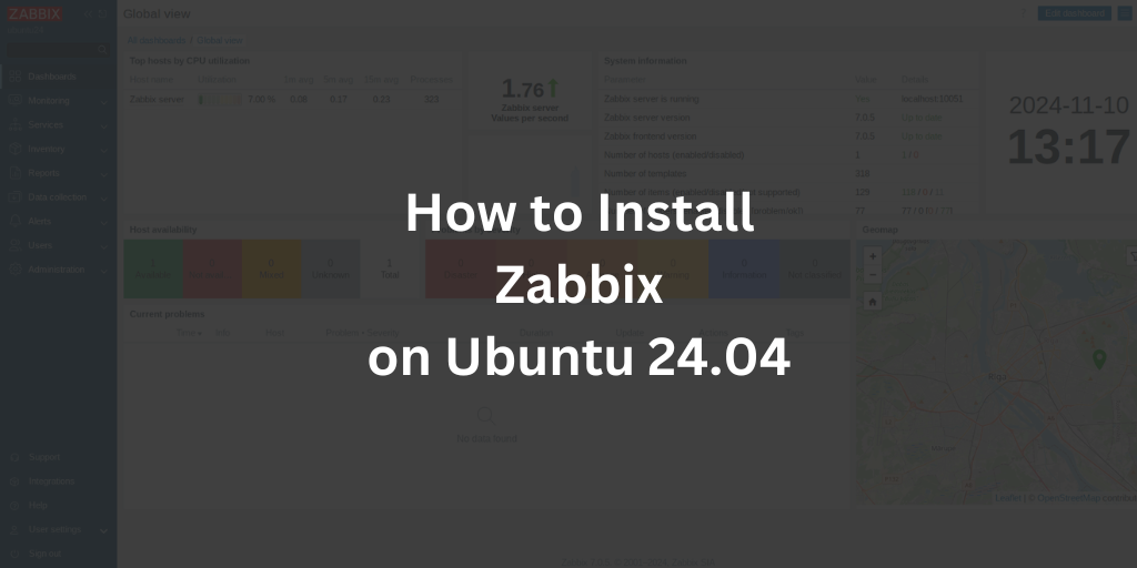 How to Install Zabbix on Ubuntu 24.04