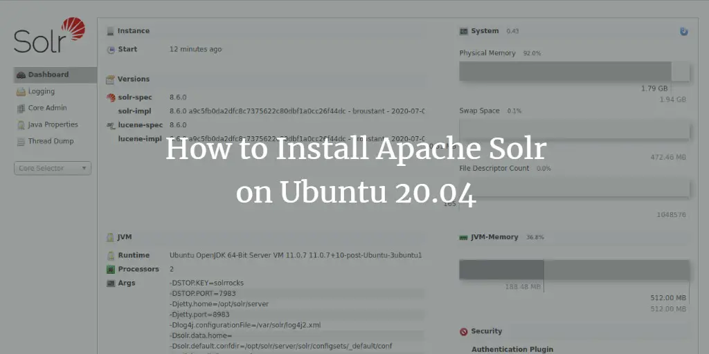 How to Install Apache Solr on Ubuntu 20.04