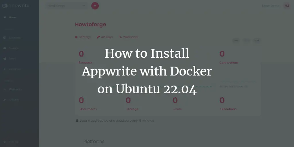 How to Install Appwrite with Docker on Ubuntu 22.04