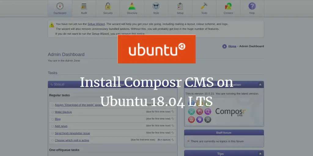 Install Composr CMS on Ubuntu 18.04 LTS