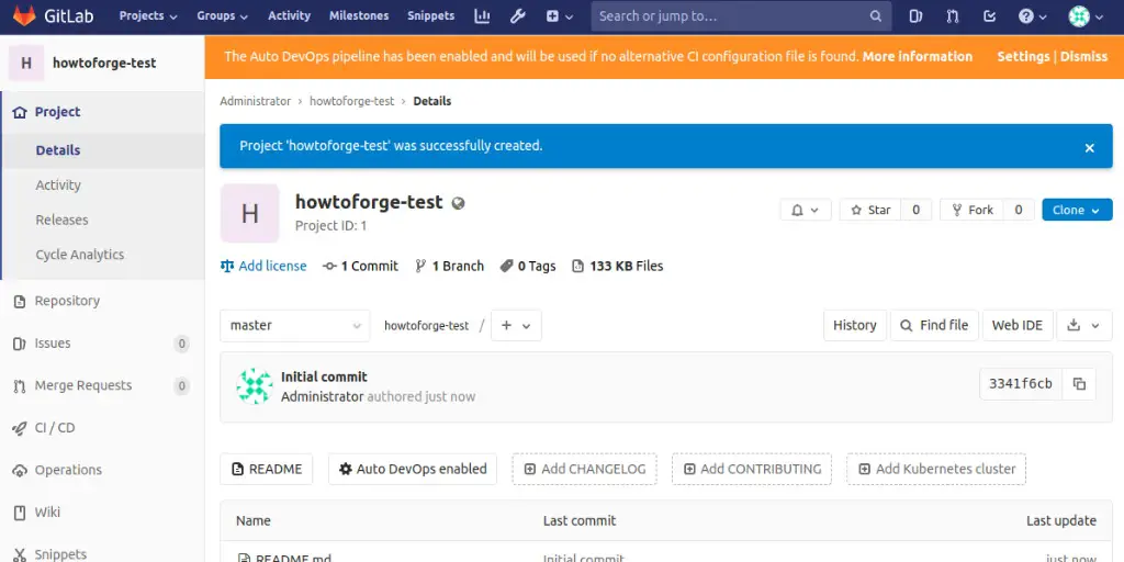 How to Install Gitlab Server with Docker on Ubuntu 18.04 LTS