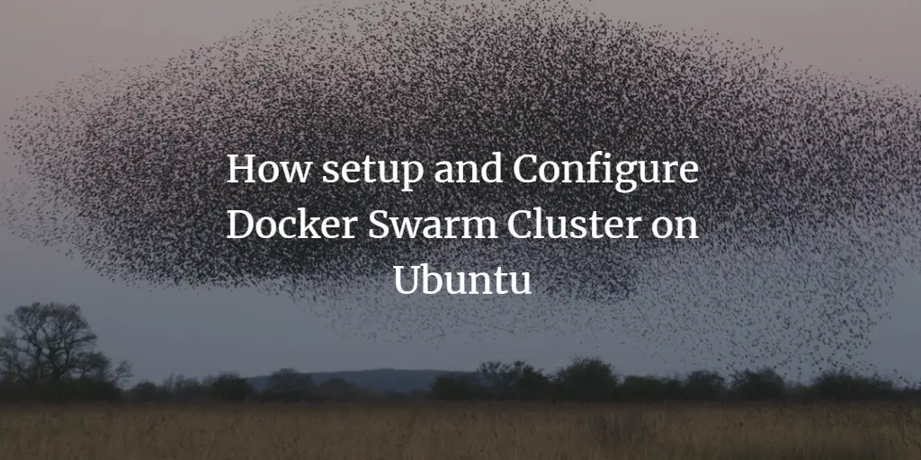 How Setup and Configure Docker Swarm Cluster on Ubuntu