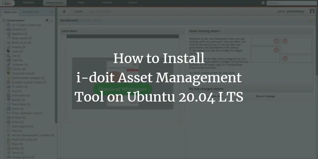 How to Install i-doit Asset Management Tool on Ubuntu 20.04 LTS