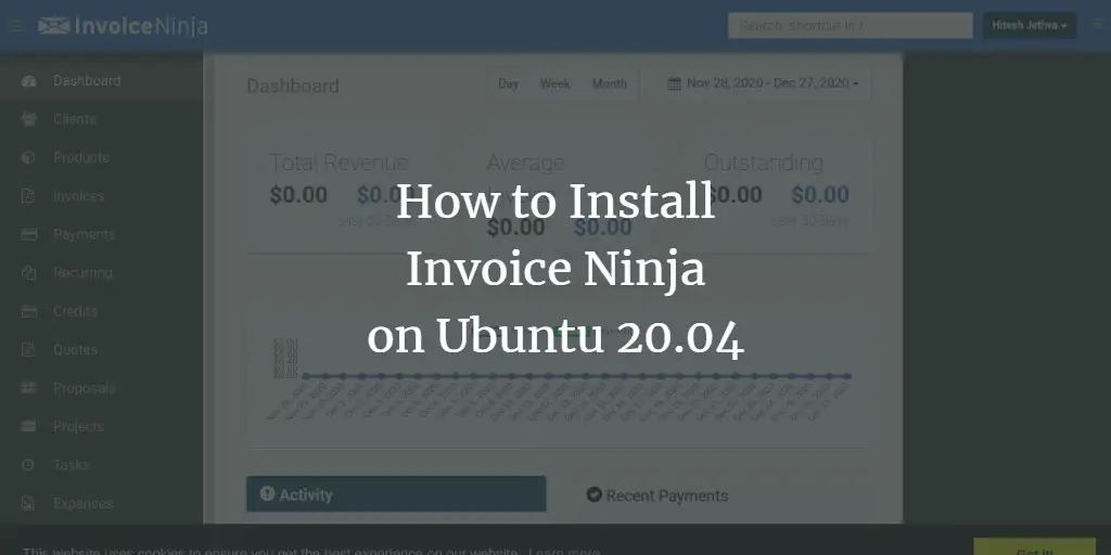 How to Install Invoice Ninja on Ubuntu 20.04