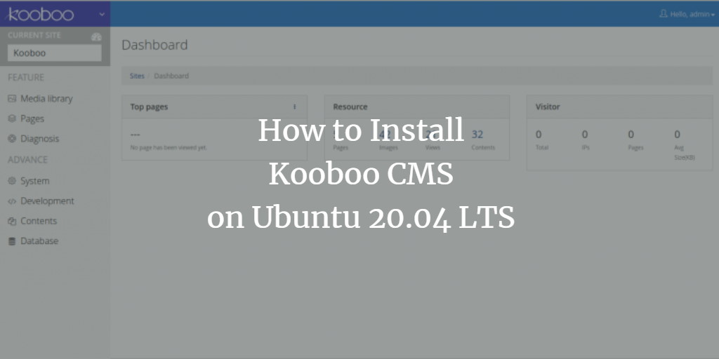 How to Install Kooboo CMS on Ubuntu 20.04 LTS