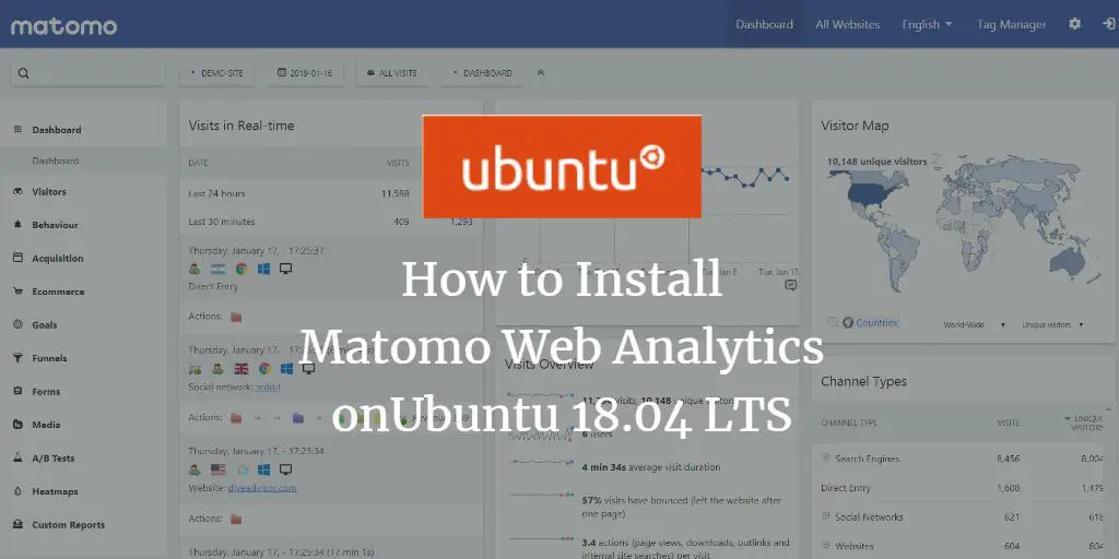 How to Install Matomo Web Analytics on Ubuntu 18.04 LTS