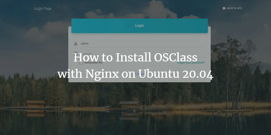 How to Install OSClass with Nginx on Ubuntu 20.04