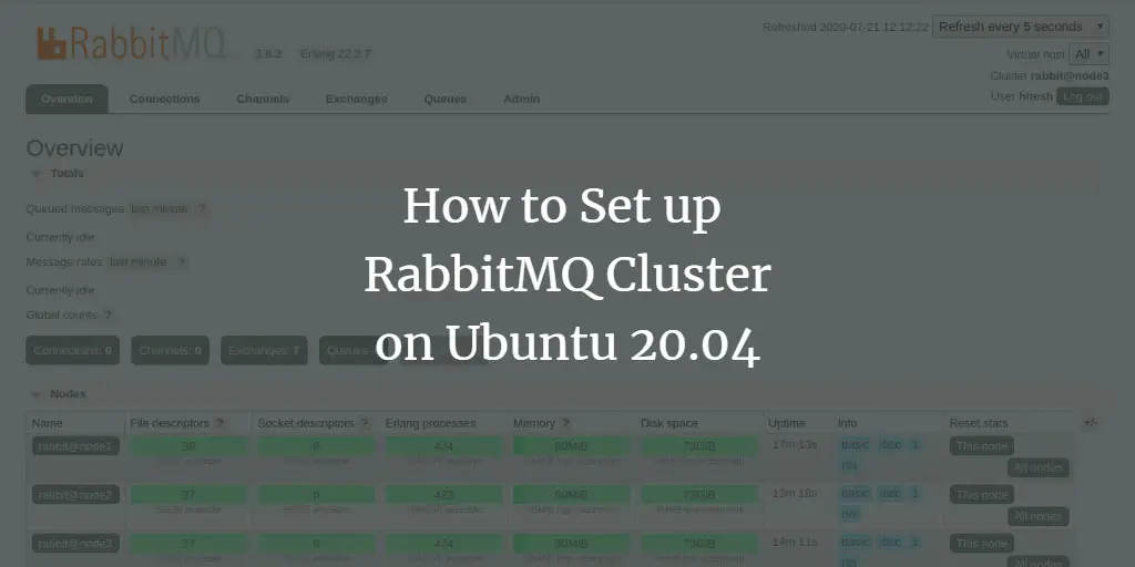 How to Set up RabbitMQ Cluster on Ubuntu 20.04